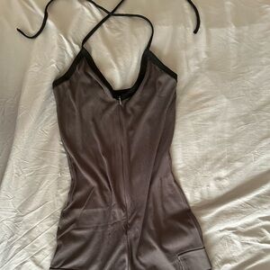 Cargo halter jumpsuit